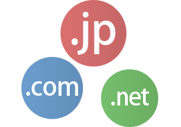 「.jp」「.com」「.net」